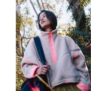 Free People Mountain High Half Zip Fleece